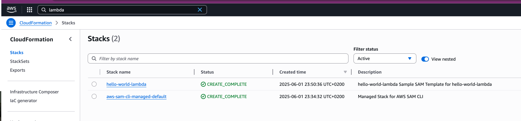 AWS Serverless MCP Server - CloudFormation
