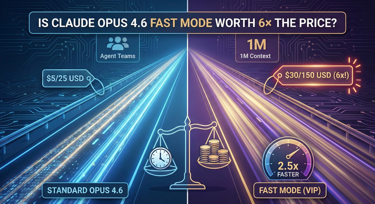 Visualize Fast Mode Is Claude Opus 4.6 Fast Mode Really Worth 6× the Price?